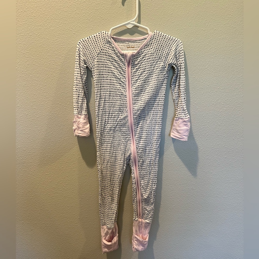 Little Sleepies Pink Polka Dots